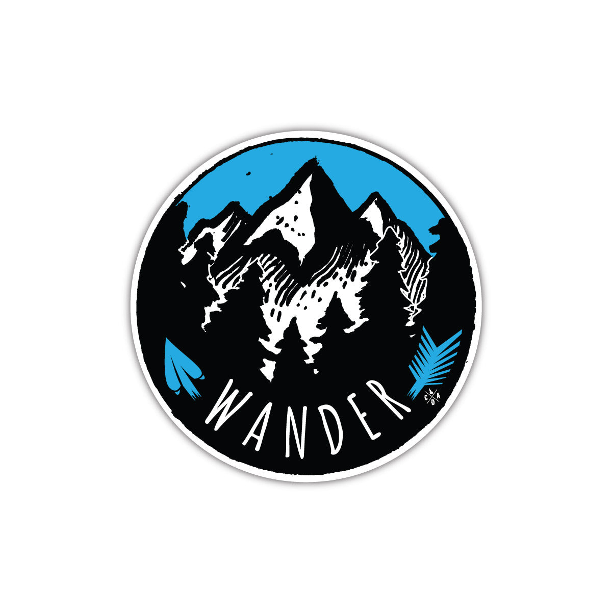 Wander Circle Sticker