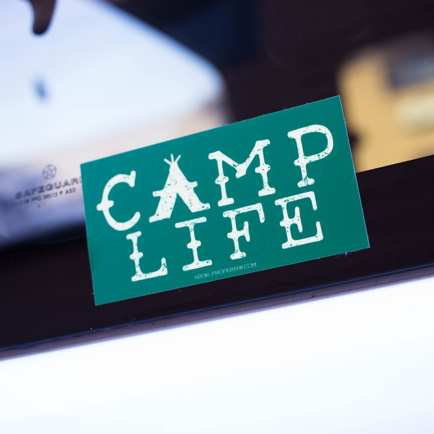 Camp Life Sticker