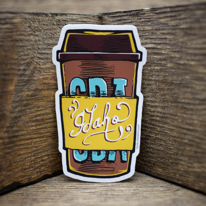 CDA Idaho Coffee To Go Sticker