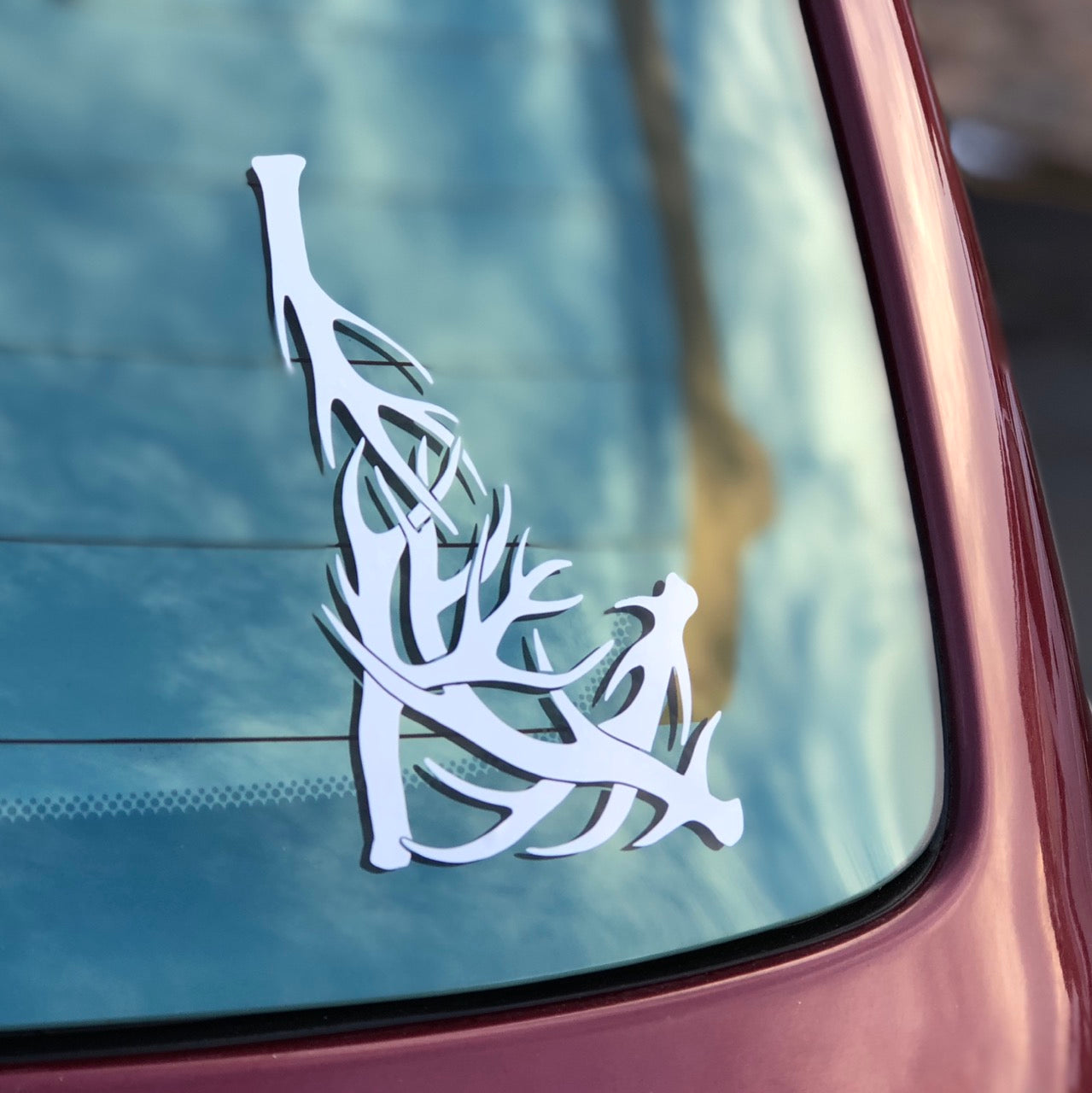 Idaho Antler Cut Vinyl Decal