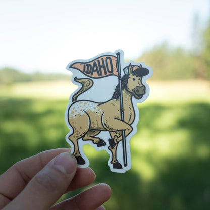 Idaho Appaloosa Horse Sticker