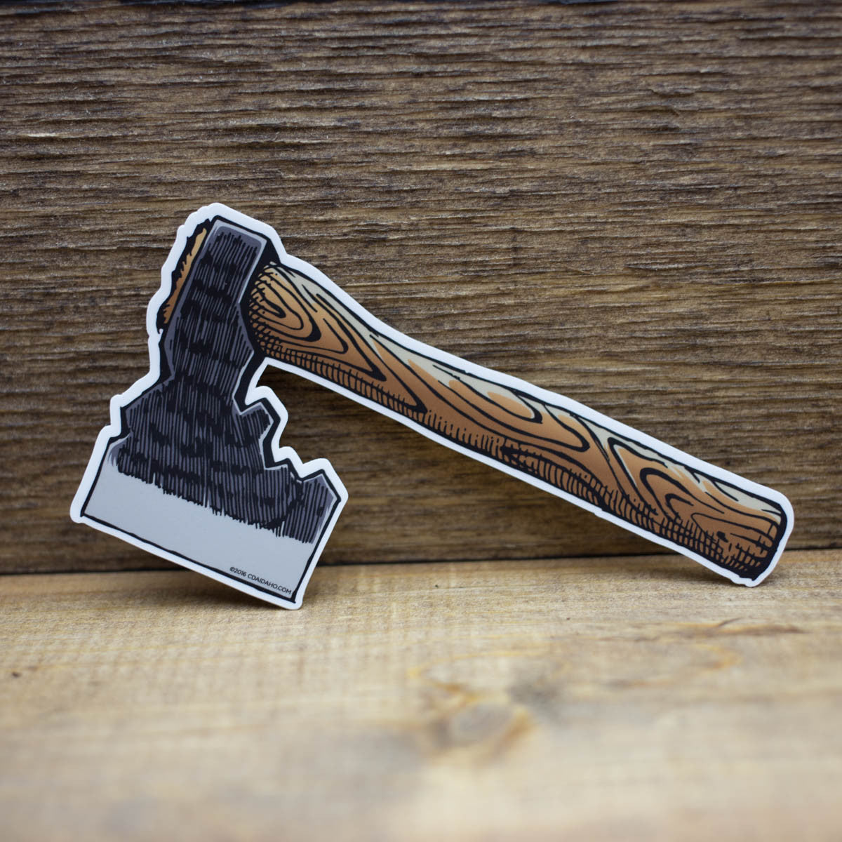 Idaho Hatchet Sticker