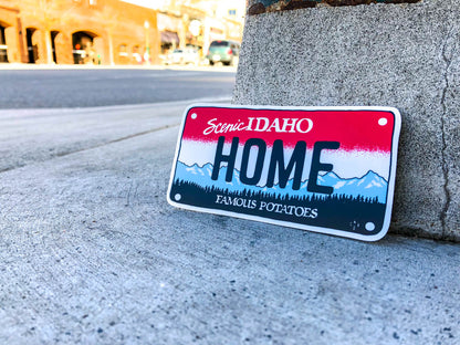 Idaho License Plate Sticker