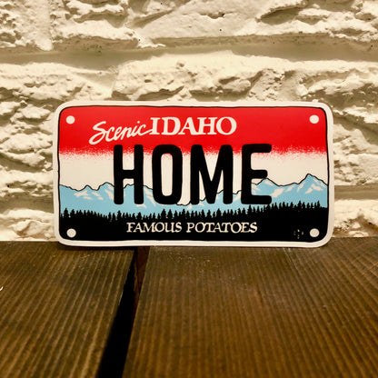 Idaho License Plate Sticker