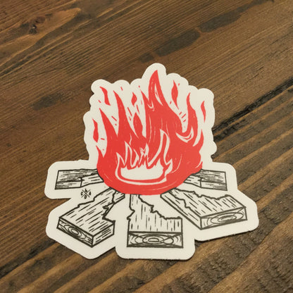 Idaho Campfire sticker