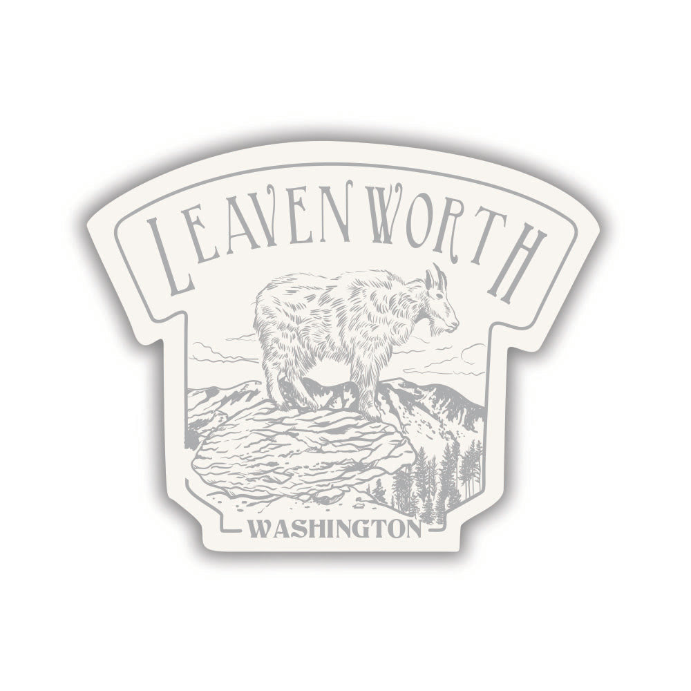 Leavenworth Goat Sticker