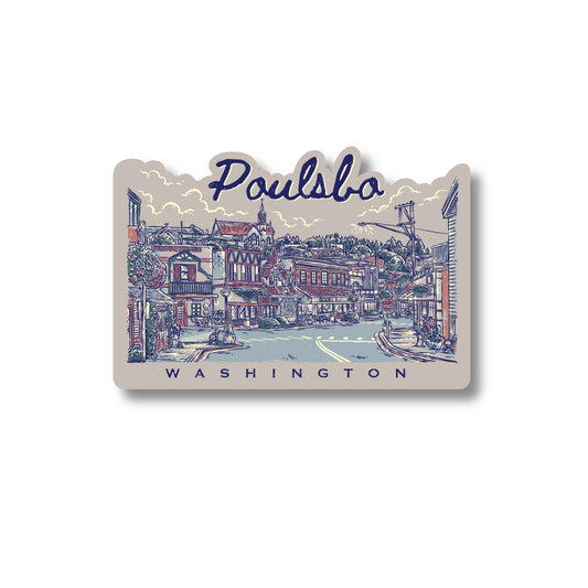 Poulsbo Washington Sticker