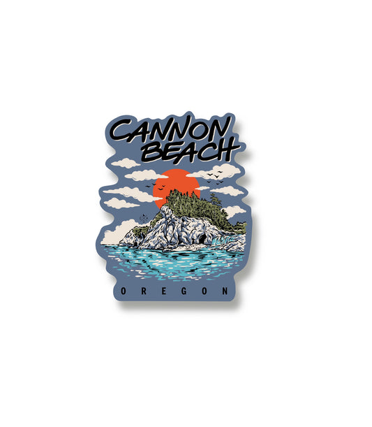 Cannon Beach Oregon Sticker