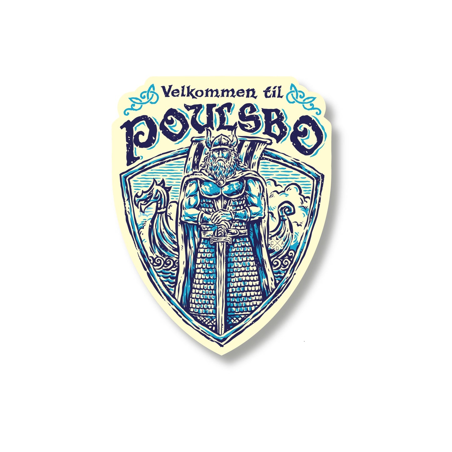 Velkommen Til Poulsbo Sticker