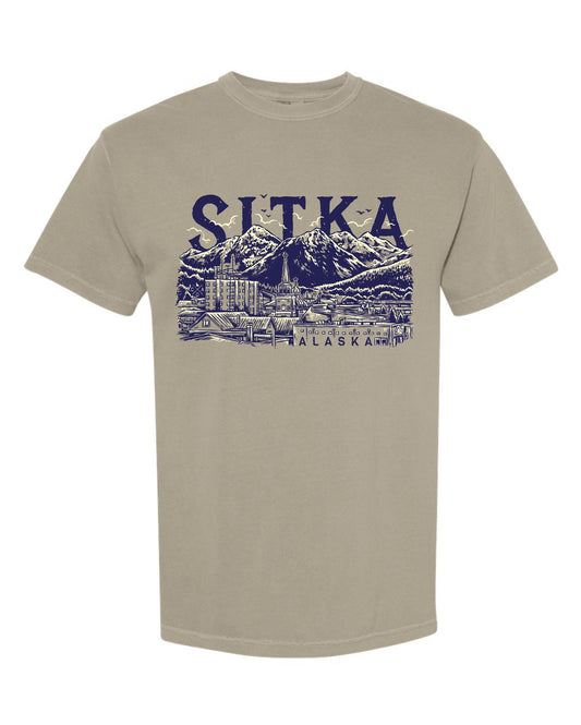 Sitka Alaska Skyline Tee