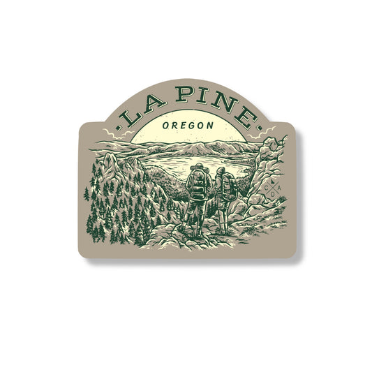 La Pine Hiking Sticker