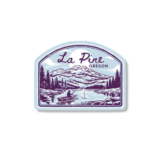 La Pine Oregon Lake Sticker