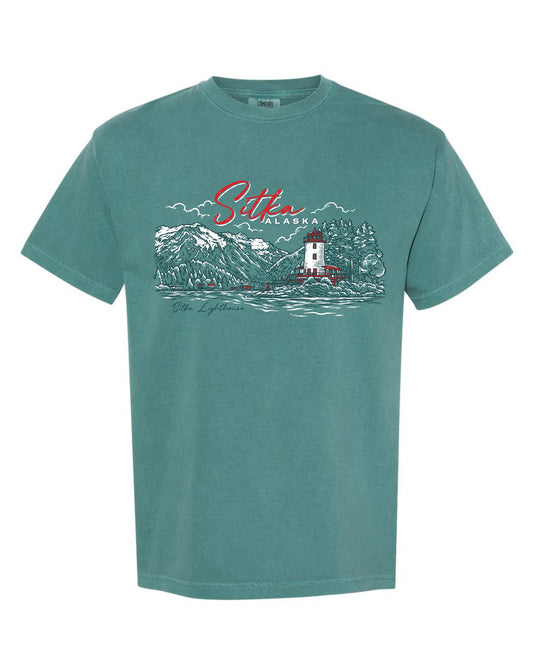 Sitka Lighthouse Emerald Tee