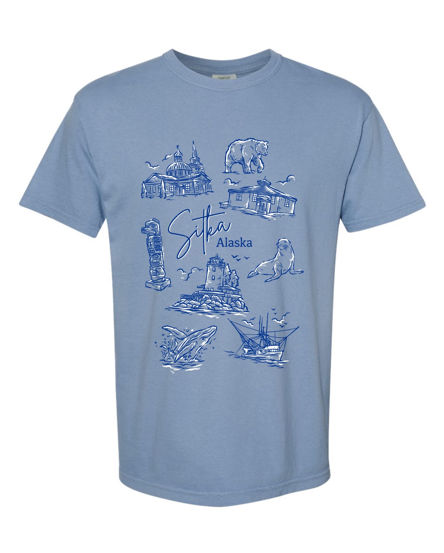 Scenes of Sitka Denim Tee