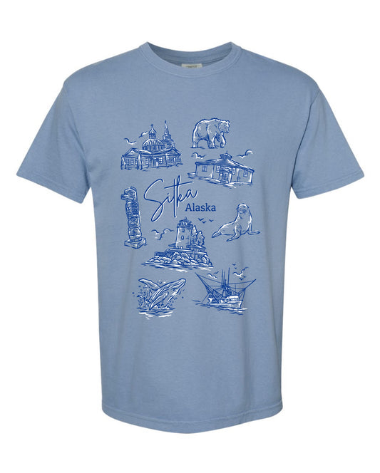 Scenes of Sitka Denim Tee