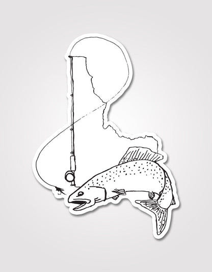 Idaho Fly Fishing Sticker