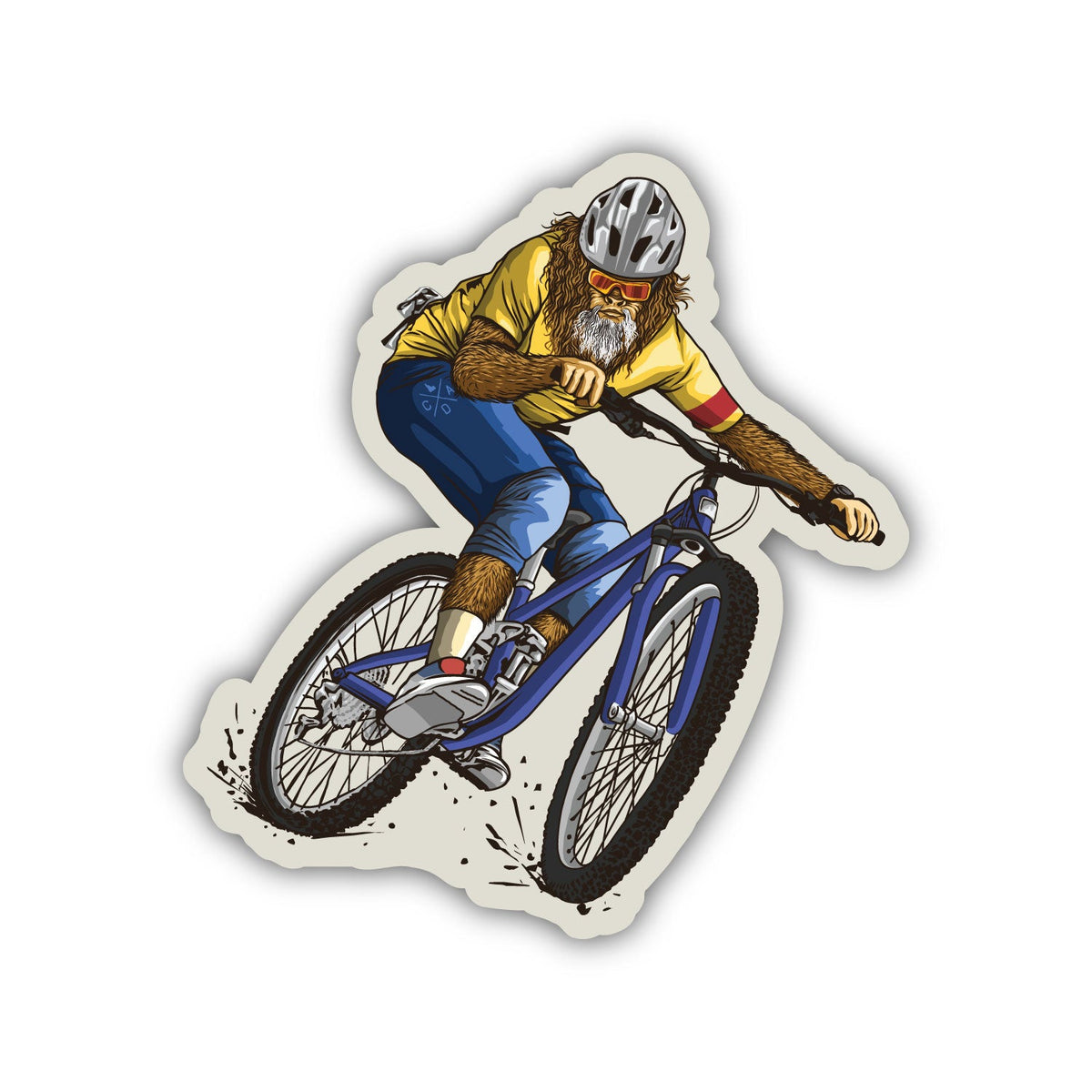 Bigfoot Bob Mountain Bike Sticker