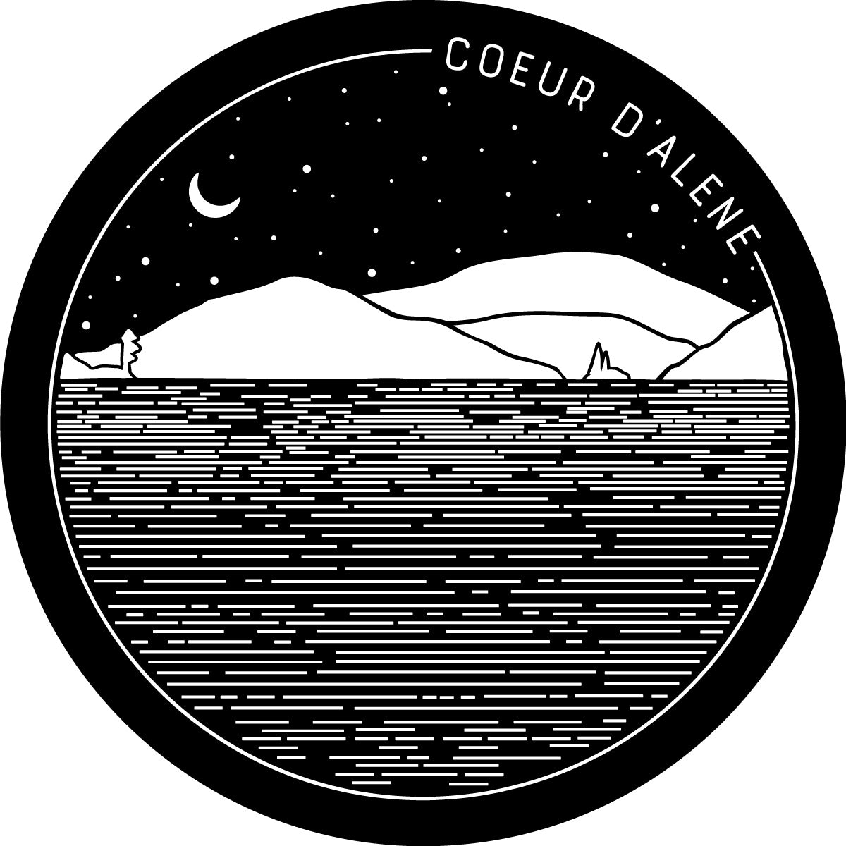 CDA Night Optics Sticker