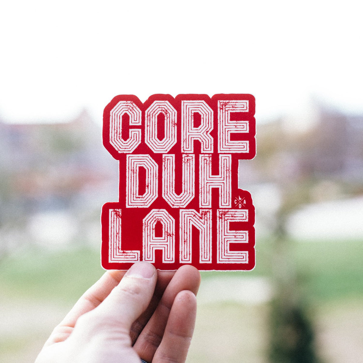 Core Duh Lane Grunge Sticker