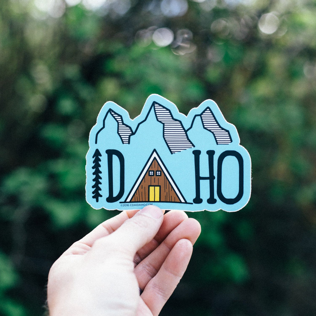 Idaho Cabin Sticker